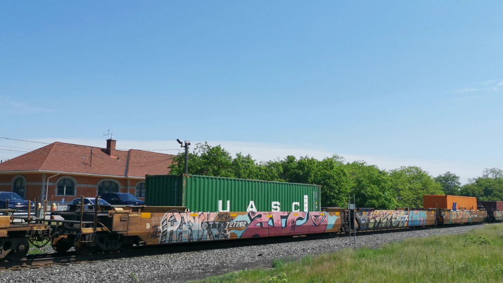 DTTX 727262 (Triple Well Car Altogther)